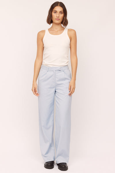 Seven Trouser - Sky Blue Melange
