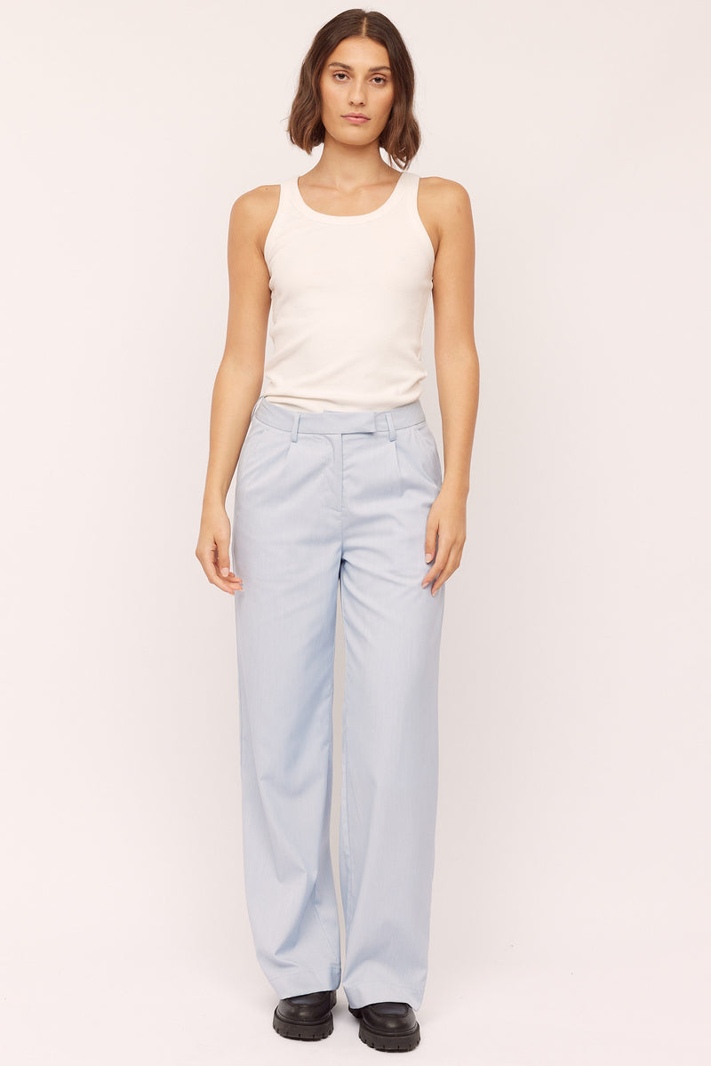 Seven Trouser - Sky Blue Melange