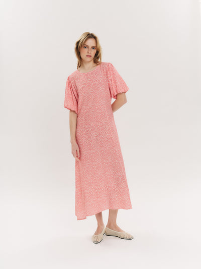 Athilde Midi Dress - Washed Pink Petite Flower