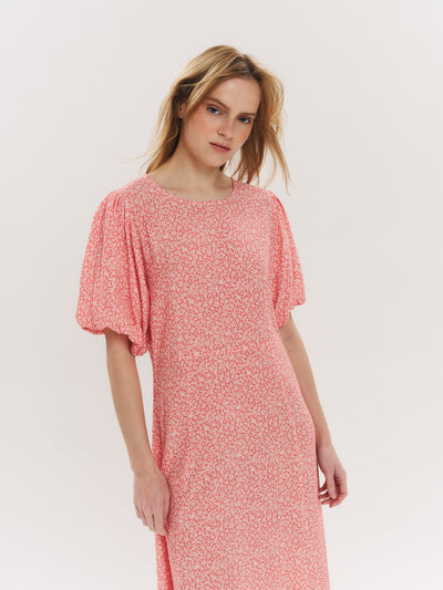 Athilde Midi Dress - Washed Pink Petite Flower