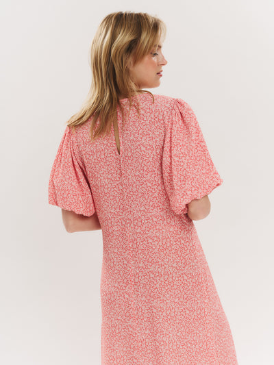 Athilde Midi Dress - Washed Pink Petite Flower