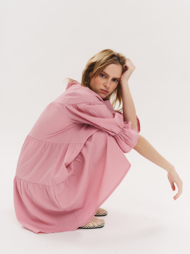 Indiana Dress - Washed Pink