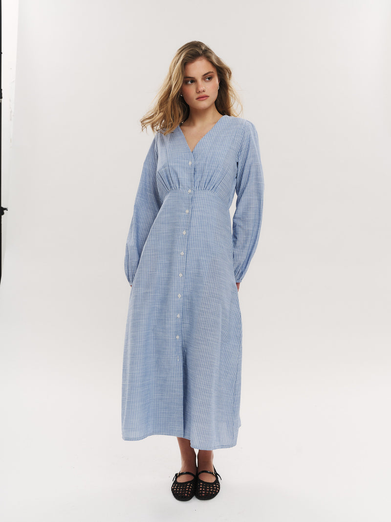 Mai Midi Dress - Riverside Stripe