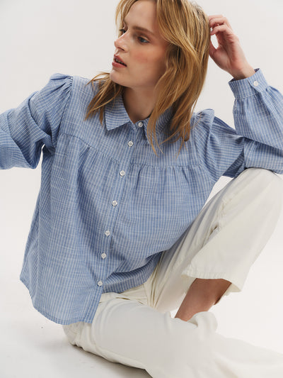Mai Blouse - Riverside Stripe