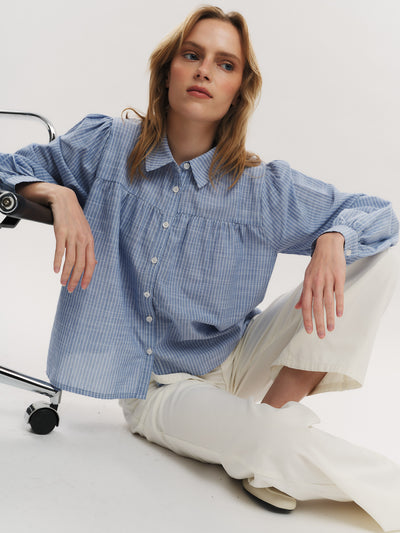 Mai Blouse - Riverside Stripe