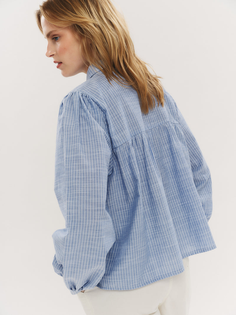 Mai Blouse - Riverside Stripe