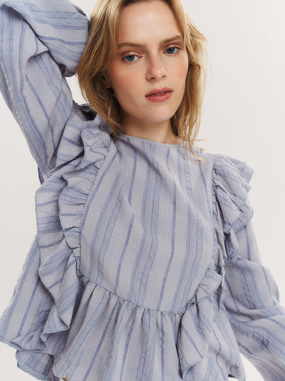 Maja Blouse - Riverside Blue