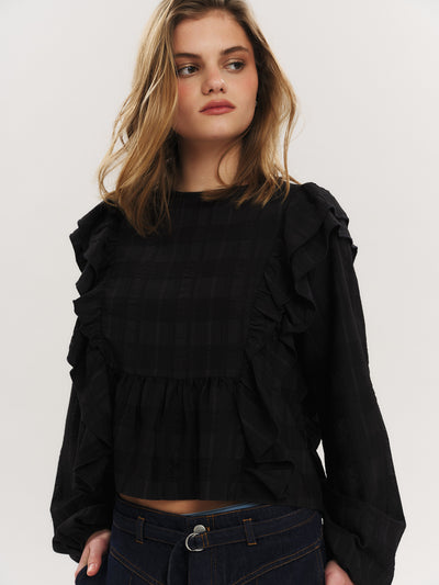 Maja Blouse - Washed Black