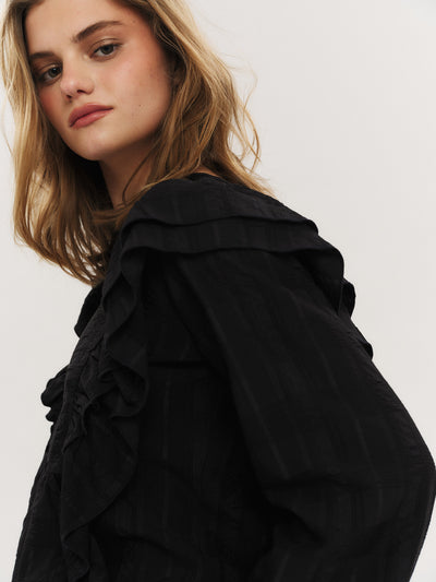 Maja Blouse - Washed Black