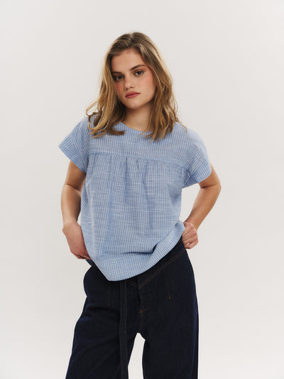 Mai SS Top - Riverside Stripe