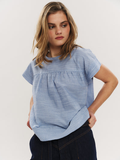 Mai SS Top - Riverside Stripe