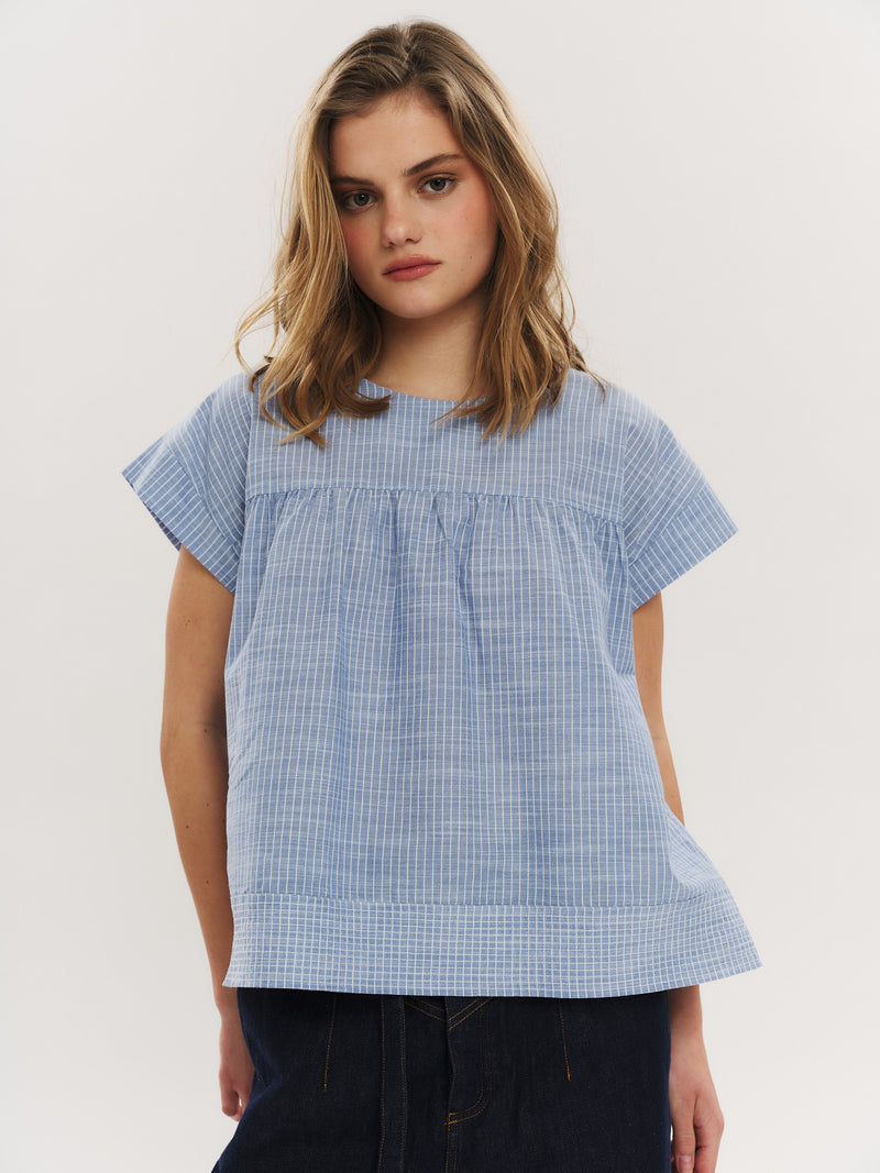 Mai SS Top - Riverside Stripe