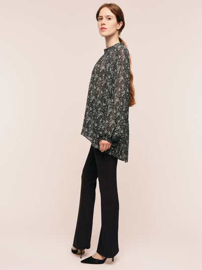 Estelle Blouse - Green Wild Flower
