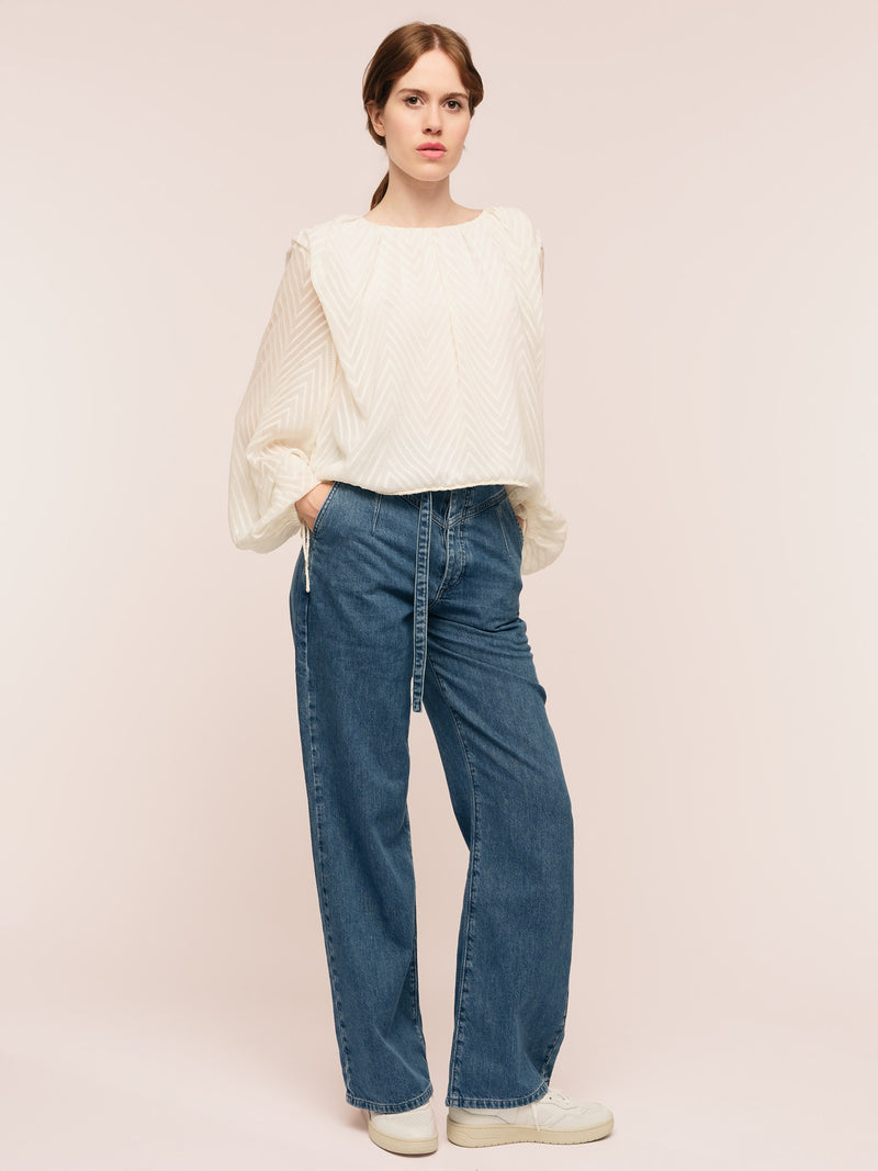 Mimosa Top - Cream White