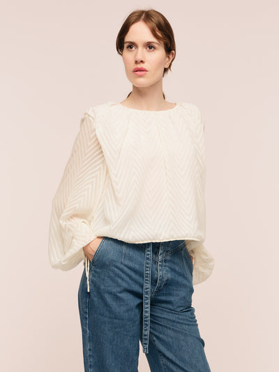 Mimosa Top - Cream White