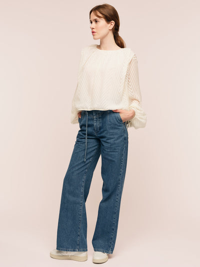 Mimosa Top - Cream White
