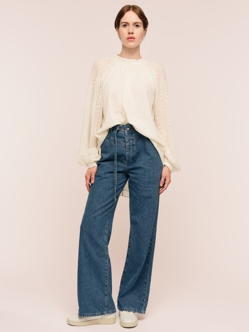 Mimosa Blouse - Cream White