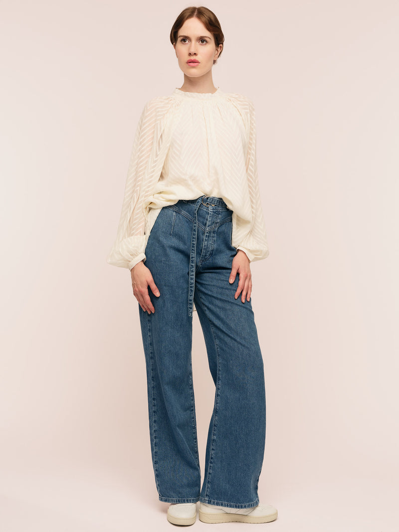 Mimosa Blouse - Cream White