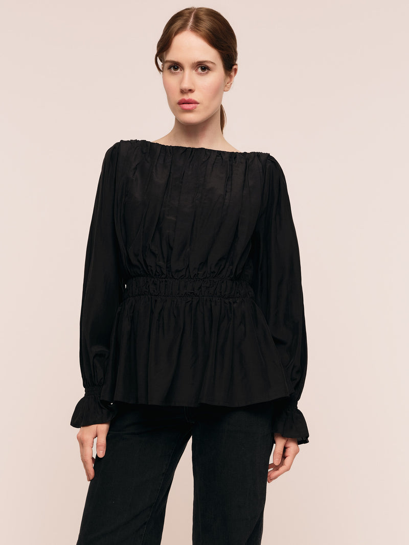 Silkey Blouse - Black