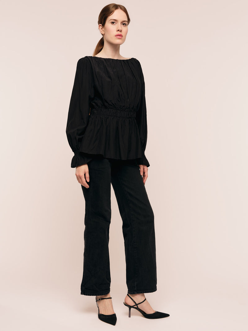 Silkey Blouse - Black