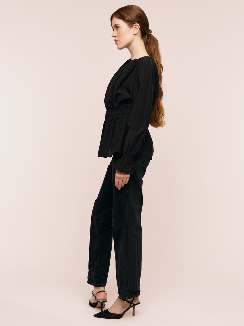 Silkey Blouse - Black