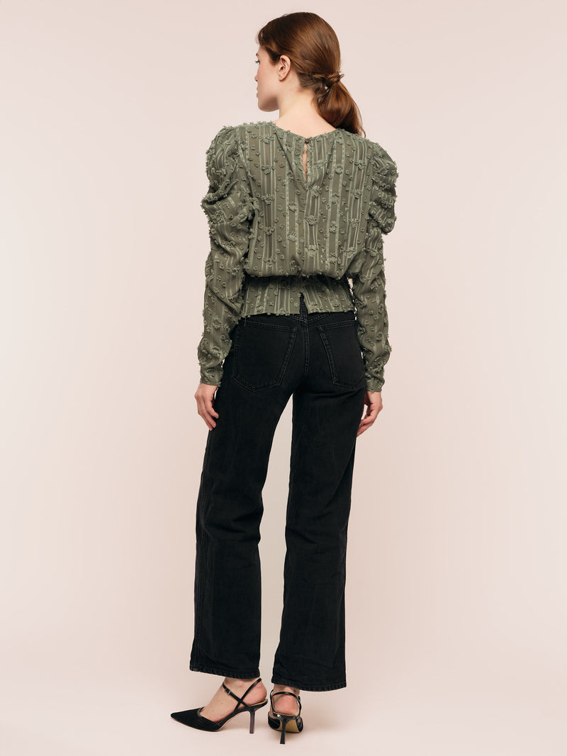 Julia Top - Frosted Green