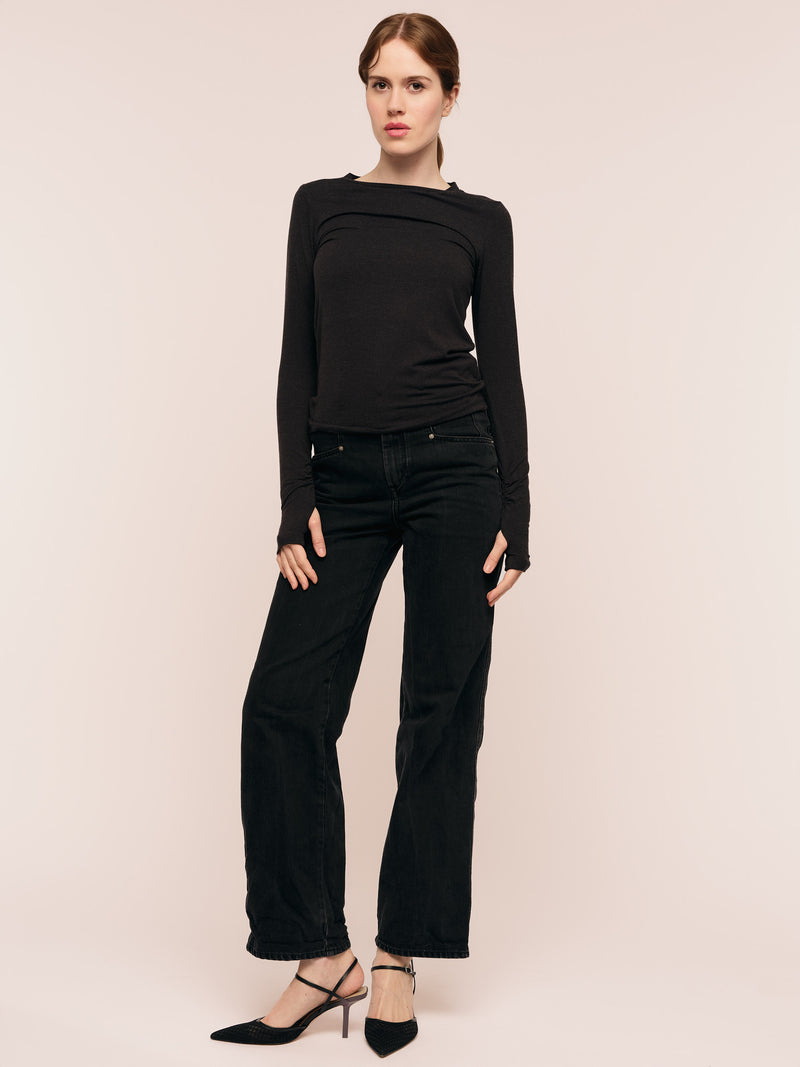 Sonja LS Top - Anthracite