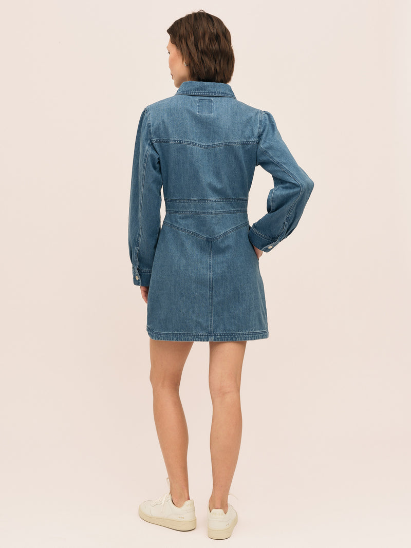 Dina Dress Vibrant Blue – Once Untold