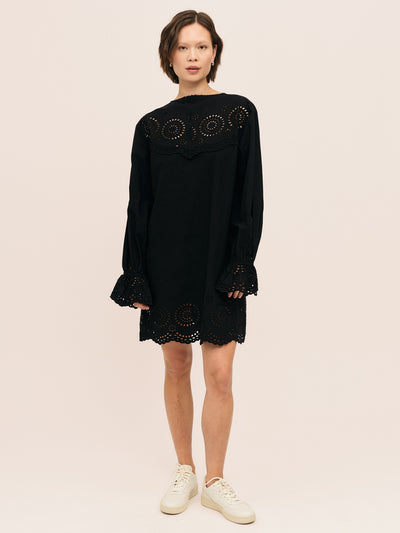 Bea Shirt Dress - Black
