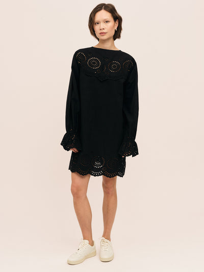 Bea Shirt Dress - Black