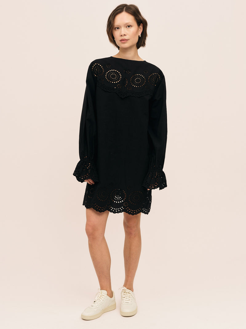 Bea Shirt Dress - Black