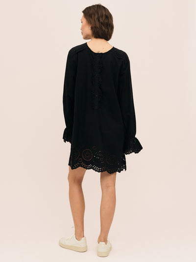 Bea Shirt Dress - Black