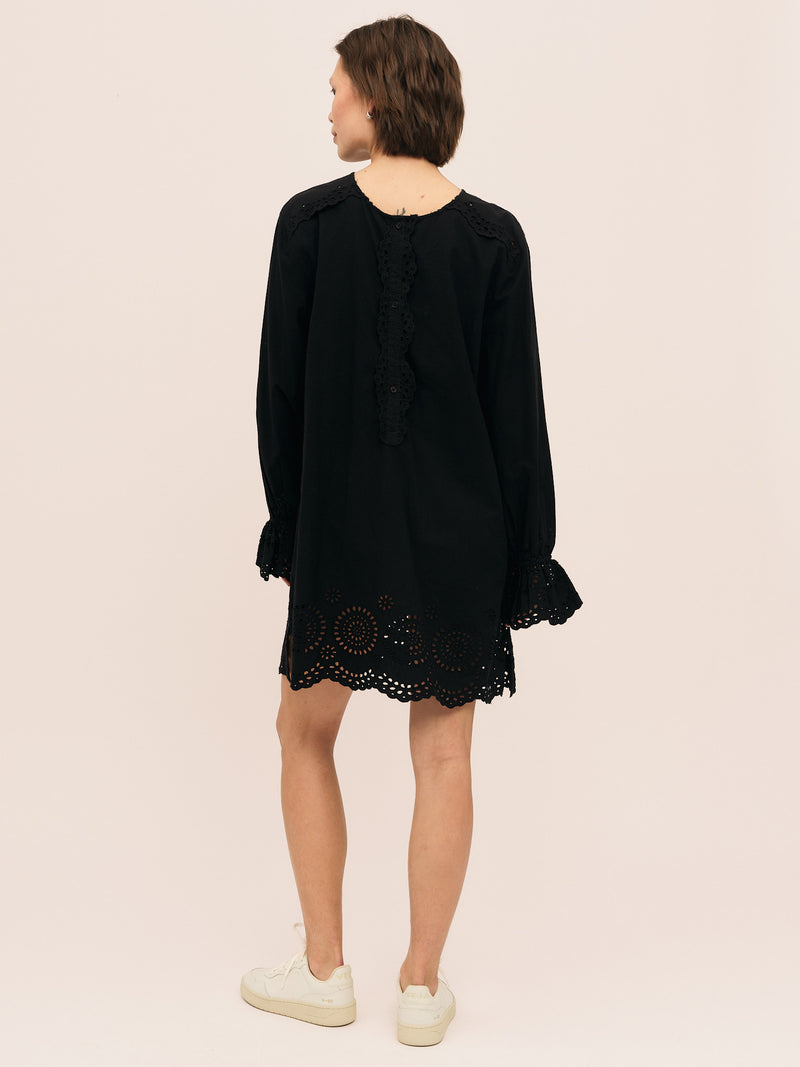 Bea Shirt Dress - Black