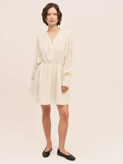 Mimosa Short Dress - Creme