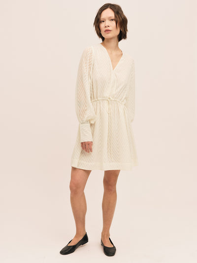 Mimosa Short Dress - Creme