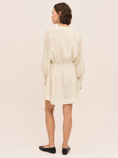 Mimosa Short Dress - Creme