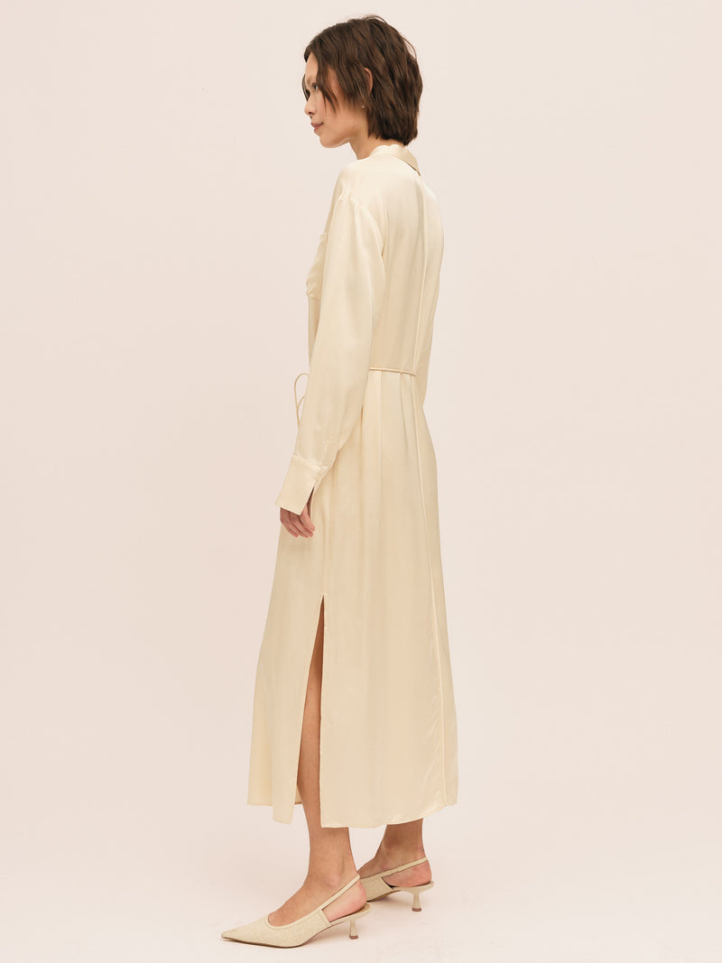 Moana String Dress - Winter White