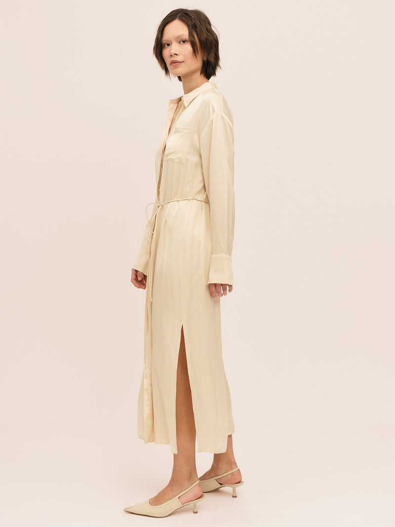 Moana String Dress - Winter White