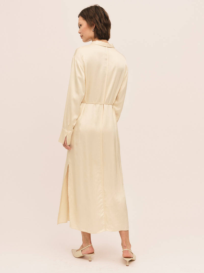 Moana String Dress - Winter White