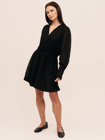 Mimosa Short Dress - Black