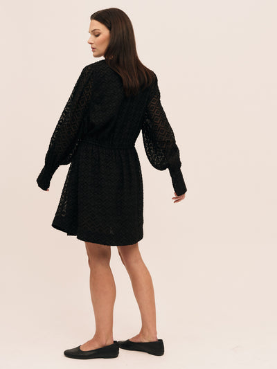 Mimosa Short Dress - Black