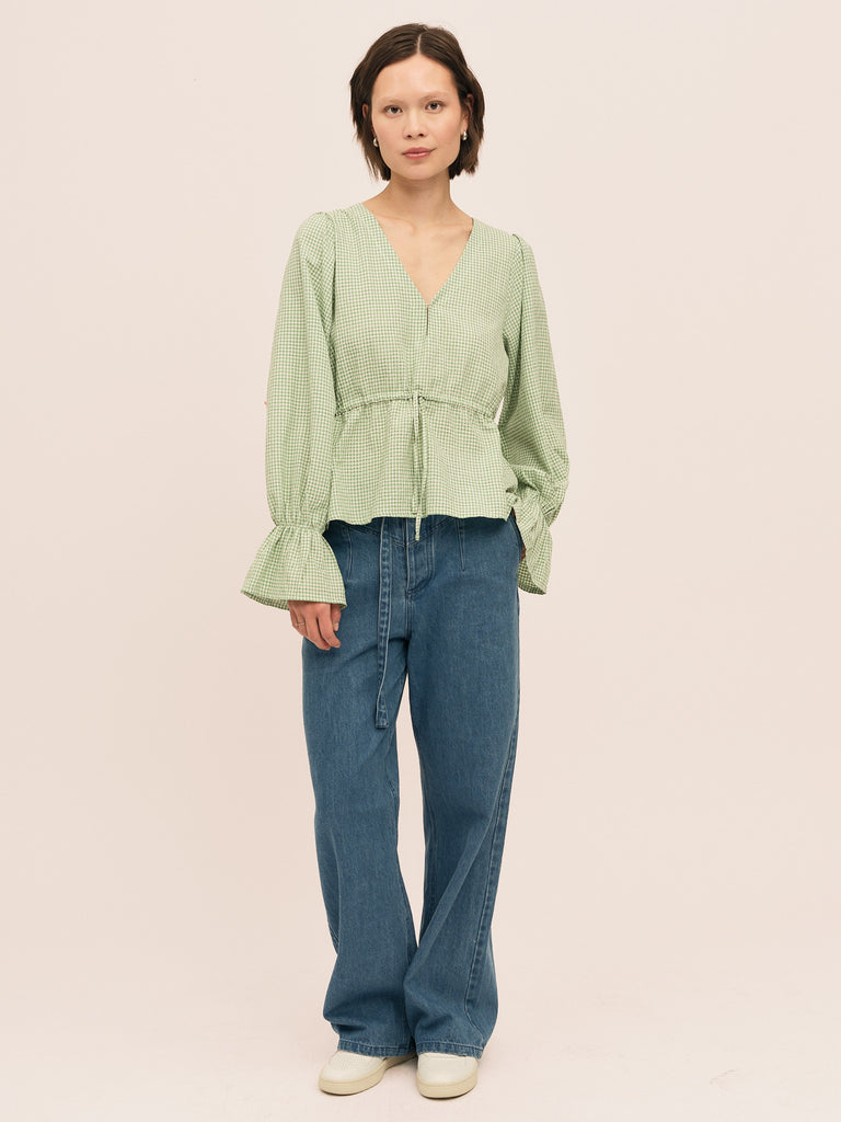 トップス THE SHINZONE OPEN RIBBON BLOUSE Shinzone（シンゾーン）】OPEN RIBBON BLOUSE