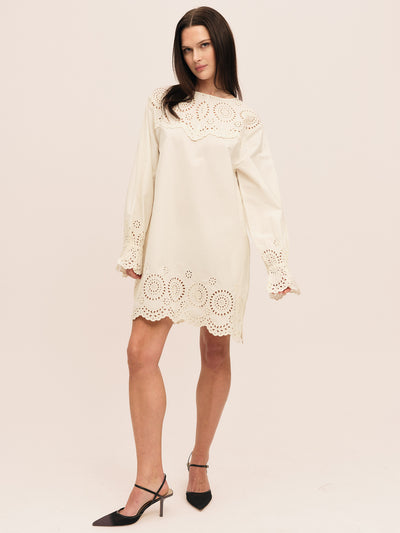 Bea Shirt Dress - White