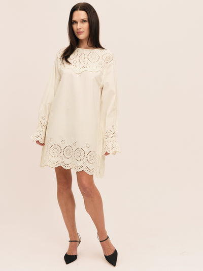 Bea Shirt Dress - White