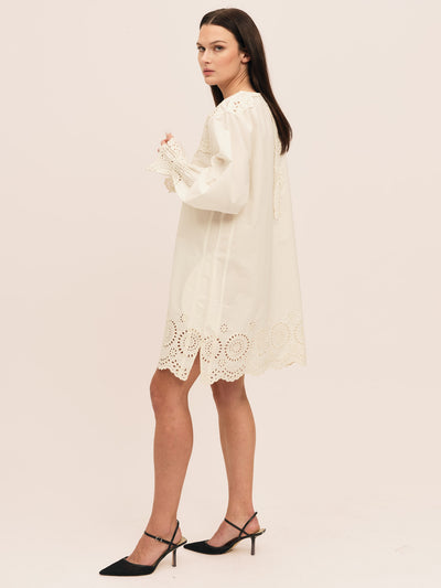Bea Shirt Dress - White