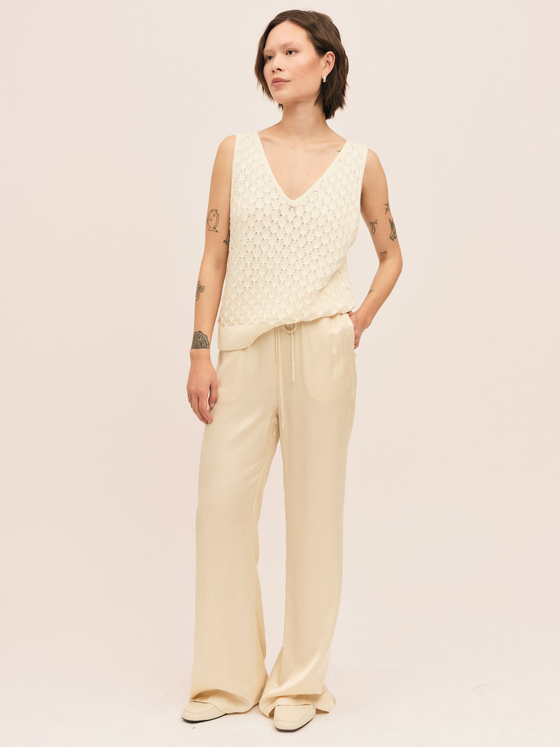 Pearl Tank - Winter White