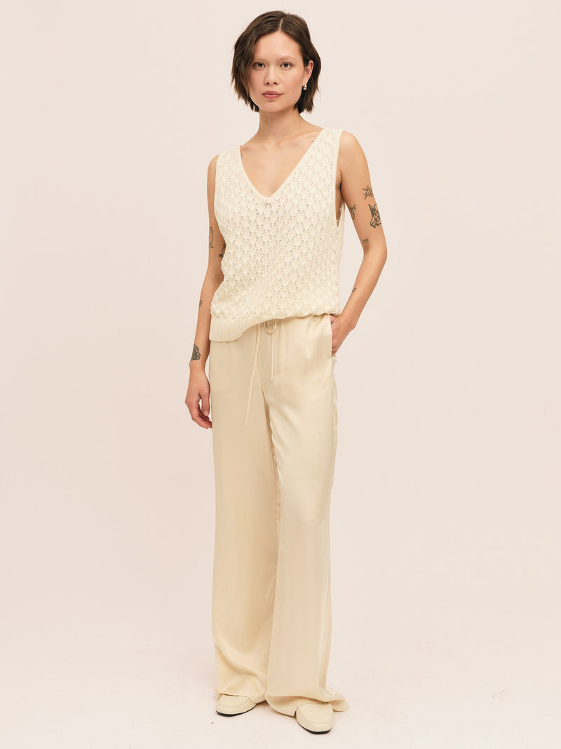 Pearl Tank - Winter White