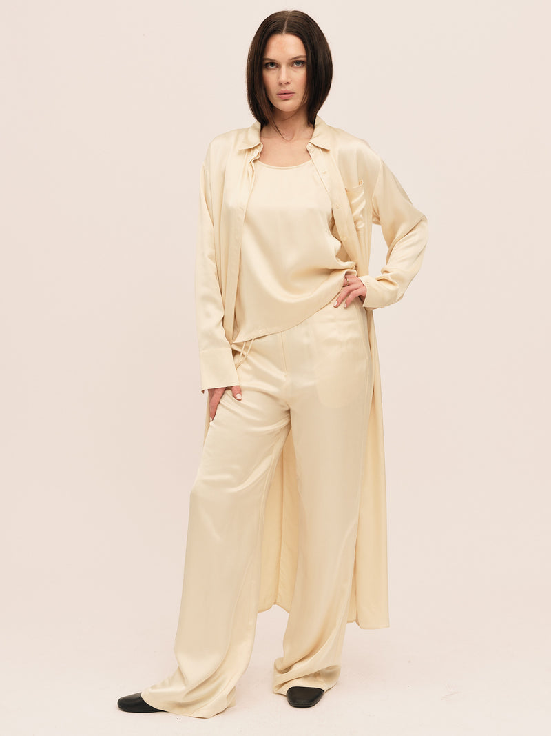 Moana String Trouser - Winter White