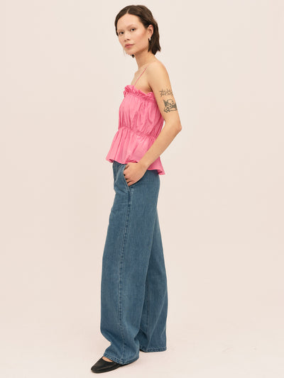 Silkey Tank - Azalea Pink