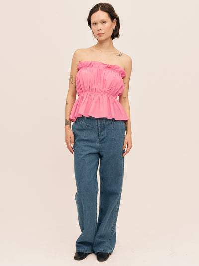 Silkey Tank - Azalea Pink